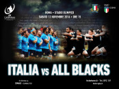 Cariparma Test Match 2012 - Roma, stadio Olimpico, 18/11/2012 - Italia v Nuova Zelanda - Neozelandesi schierati durante la Haka